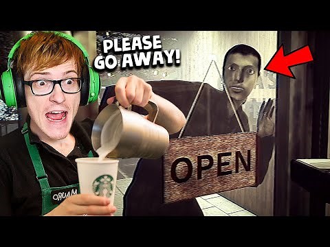 i worked ALONE at starbucks and this creepy dude wont leave - The Closing Shift | 閉店事