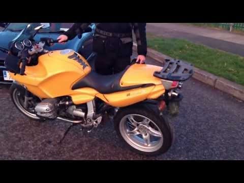 BMW R1100S Laser Exhaust Sound & Flames