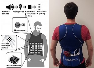 This vest allows deaf people to 'hear' through touch