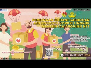 Pembinaan Rohani Gabungan ASN Provinsi NTT - 13/12/2024 | Badan Kepegawaian Daerah Provinsi NTT