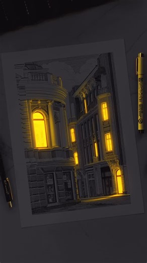 Nikita Busyak | Kharkiv streets at night ✨ #art #animation #illustration #kharkiv | Instagram