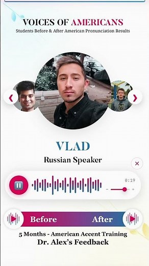 American Accent Training Before and After | Vlad’s Results