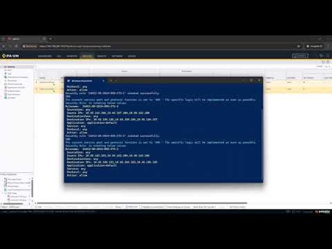 Bulk import security policies into Palo Alto Networks firewalls