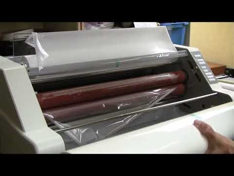 Changing Rolls of Film on a GBC Roll Laminator