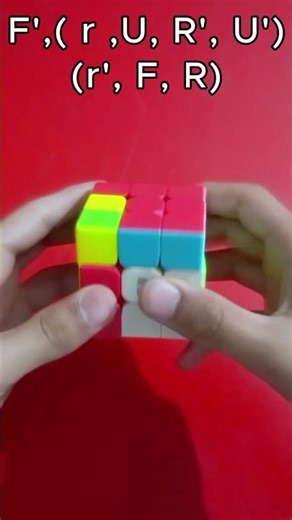 RUBIX CUBE LAST LAYER SOLVE . CASE IN 2 LOOK PLL #rubixcube #shorts