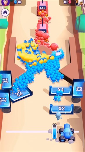 Mob Control 🛂 Crazy Gameplay 😱 Biggest Army Ever 🔥#youtubeshorts #gaming