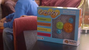 2.8K views · 44 reactions | Check out Crankity! The object is simple: just build a puzzle solution between the red gear and the yellow wheel. When the gear teeth interlock, you'll be able to turn the wheel and send the whole contraption spinning! Ages 6+. Shop here > https://goo.gl/iUb3KF | Fat Brain Toys | Facebook