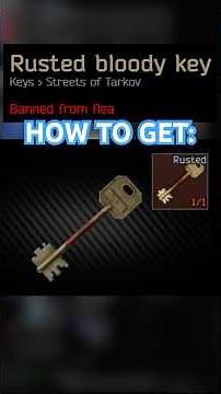 RUSTED BLOODY KEY - TARKOV's Rarest Items #shorts