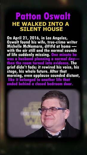 Patton Oswalt — The Morning That Changed His Life Forever