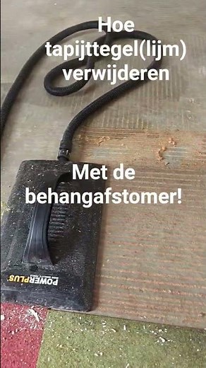 Eenvoudig tapijttegels (lijm) verwijderen met behangafstomer #tip #lifehack #monkey #tapijt