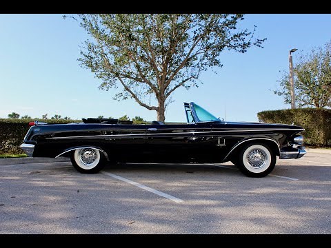1 of 554! 🦅 1962 Chrysler Imperial Crown Convertible | Black on Black Luxury