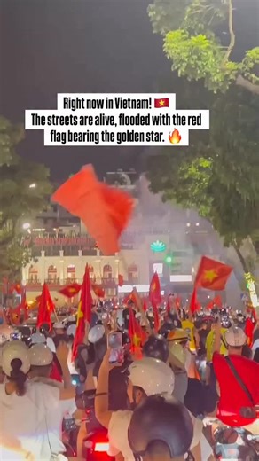 🇻🇳 Travel | Weather | News 🇻🇳 on Instagram: "Vietnam wins! 🇻🇳 As tradition goes, after every big victory, Vietnamese people, young and old, take to the streets to celebrate together. It’s an incredible atmosphere, and I’m right here soaking it all in. Vietnam are champions! 🔥🏆 📍 - Vietnam 🇻🇳 🔖 Tag your friends who you would like to bring here with 👫 🎥 : Trung Kiên Follow IG @Vietnamupdates to help us grow Page Update travel !🤩Vietnamupdates™ is the rightful owner of its captions. 