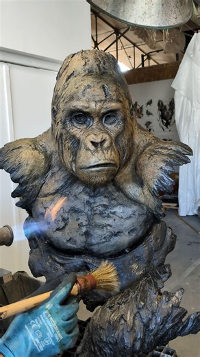 7.5K views · 296 reactions | Alpha in the process of patination....