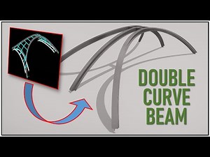 How to Model Double Curve Beam?