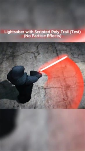 Scripted Poly Trail for my Lightsaber in GTA 5 (No Particle effects) #starwars #mods #gta