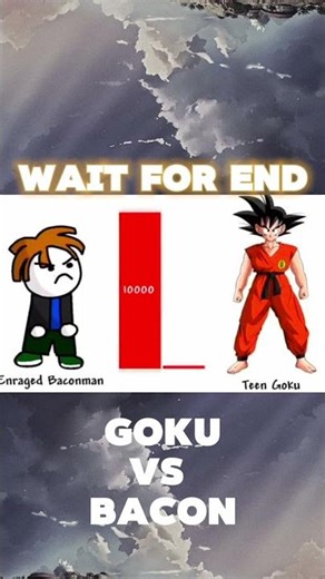 Goku vs Bacon #roblox #goku #bacon