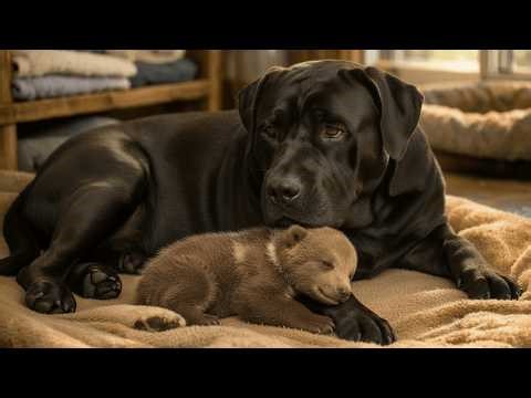 This dog raised an orphan bear cub, 2 years later, the bear returned and did the unthinkable