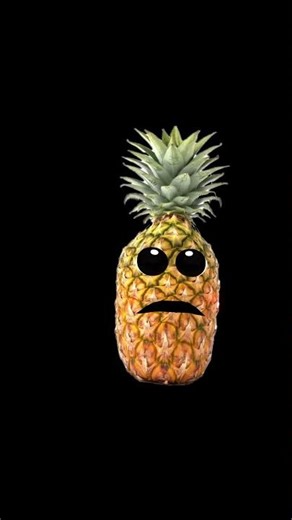 A pineapple screaming #funny