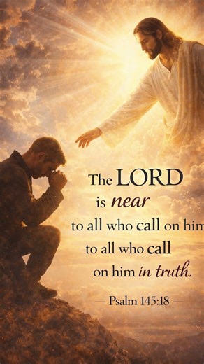 The Power of Calling on Him in Truth | Psalm 145:18 #god #jesus #growyourfaith #bibleverse #faith