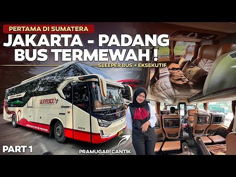 LUAR BIASA , FASILITAS DIATAS RATA-RATA‼️Jakarta - Padang Naik BUS TERBARU Sembodo Sleeper Bus(1/4)