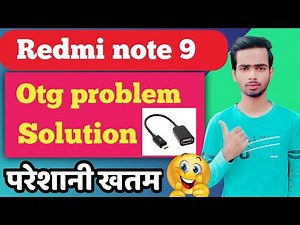 how to connect otg in redmi note 9 | redmi note 9 otg setting | redmi note 9 otg