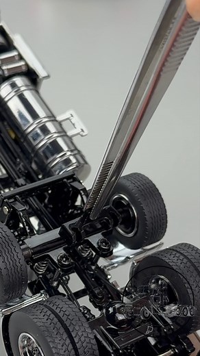 A quick look at our yellow-over-black Mack Titan in action! 💪 Doors open, hood tilts, lift axle works, and the fifth wheel slides...just how it should. Another tough Titan ready for the heavy haul lineup. https://heavyhaulreplicas.com/mack-titan-tri-axle-tractor-yellow-1021-over-black/ #HeavyHaulReplicas #MackTitan | Heavy Haul Replicas