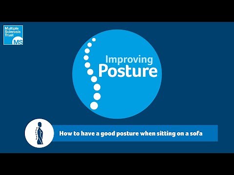 How to have a good posture when sitting on a sofa