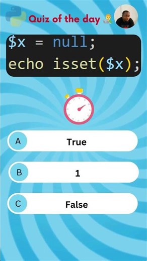 Quiz of the day #php #quiz #shorts