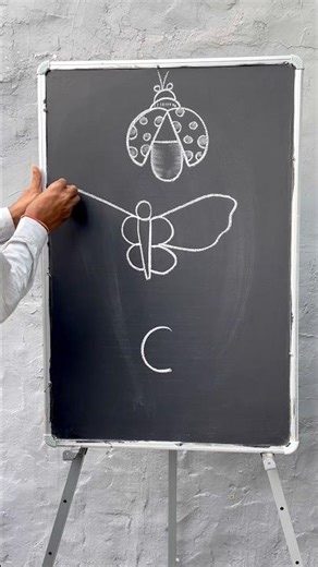 Easy insect drawing tutorial ||🪲|| #insectart #artist #easydrawing