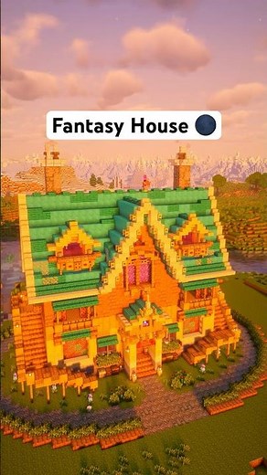 Fantasy House 🧨 #minecraft