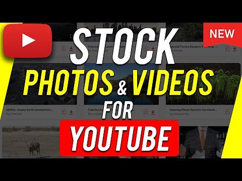 How to Find Stock Photo and Video for YouTube