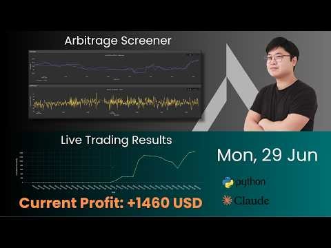 Coding a real-time Arbitrage Screener for HyperLiquid - Trading Livestream