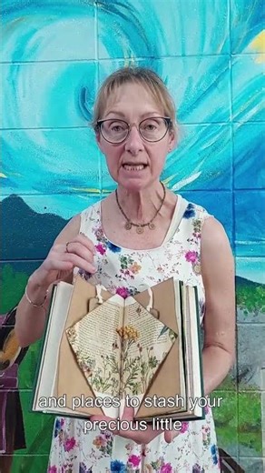 Reimagine old books into treasures you can keep for years to come! Create pockets, tags, and