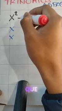 Resolviendo x^2-2x-24 Trinomio Cuadrado por ASPAS 😆📚🔣#matematica #profegioepn