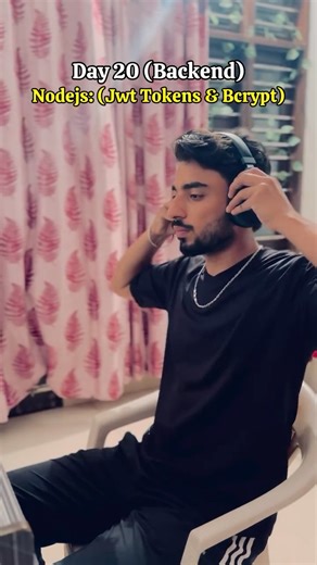 Aman Deep on Instagram: "Day 20–> Backend Development—> Jwt tokens and Bcrypt(it helps to Encryptions and Decryptions . Follow —> @aman_deep_2025 #coding #motivation #programming #motivational #nodejs #backend #development #students #inspiration #google #reelindia❤️❤️"