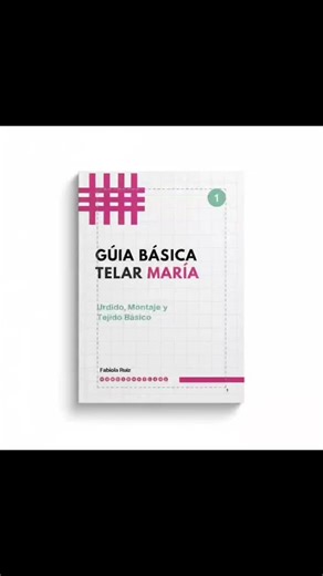 🎉✨ ¡LANZAMIENTO ESPECIAL! ✨🎉 Guía Básica Telar María – por Fabiola Ruiz 💜 ¿Quieres aprender a tejer en telar desde cero? ¡Esta guía es para ti! Paso a paso, con imágenes, tips, cálculos y todos los secretos que necesitas para comenzar tus proyectos. 📘 Contiene: ✅ Elección de materiales ✅ Cálculo de largo y ancho del urdido ✅ Urdido con urdidor de mesa ✅ Montaje en el telar ✅ Punto de cierre ✅ Tejido básico (tafetán) 🧵 Ideal para quienes están comenzando a tejer en telar o para quienes quier