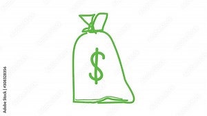 Motion 2d animation hand written lettering whiteboard