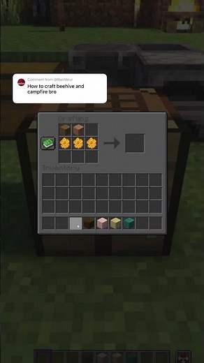 How to make a beehive in Minecraft survival