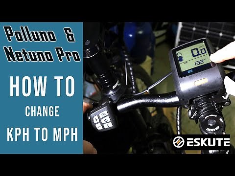 kph to mph - HOW TO Change Bafang DP C07.UART Electric Bike Display, Eskute Netuno and Polluno Pro