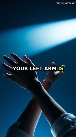 the way you cross your arms reveals if you're logical or emotional — try it right now