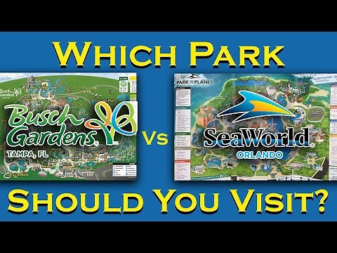 The Ultimate Park Showdown - Busch Gardens Tampa vs SeaWorld Orlando