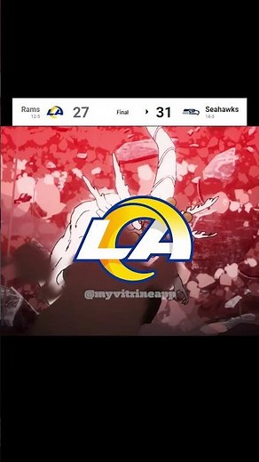 SEAHAWKS VS RAMS #nfl #nflplayoffs