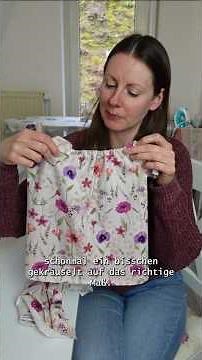 Sewing a ruffled jersey shirt