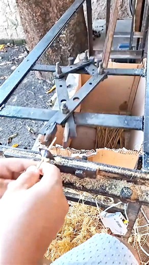 Amazing Traditional Bamboo Stick Making Process #shorts