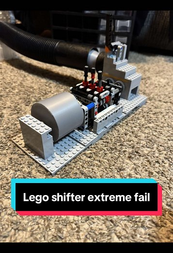 Lego Engine Fail: 110g Weight Launch!