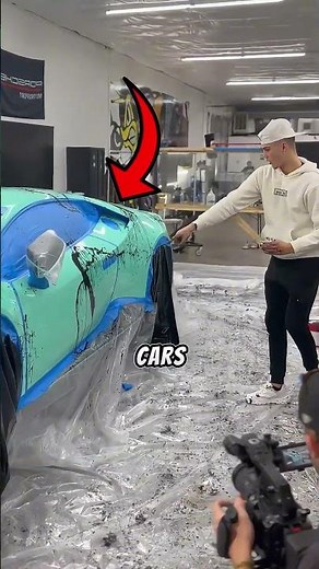 He Paints Supercars in a Crazy Way 😳