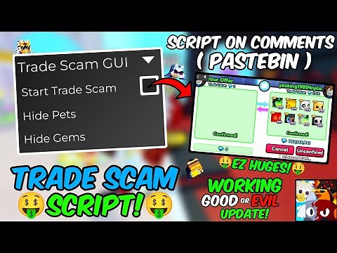 *OP* 🤑 Trade Scam Script 🤑 Pet Simulator 99 Script Working New Update Working All Executor Pastebin