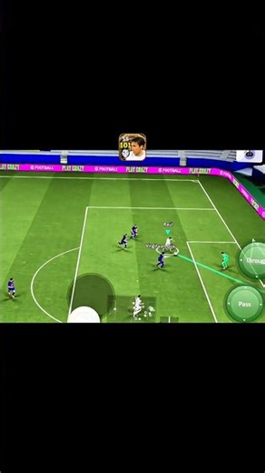 Raul Press Steal Score vs Barca 🤯🔥 #football #efootball #footballshorts #shorts #viral #realmadrid
