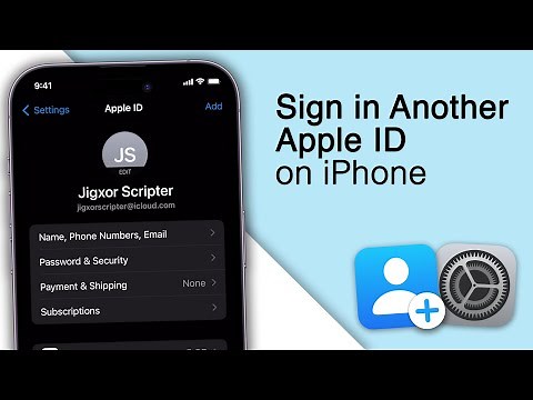 How to Sign in Another Apple ID on iPhone! [2024]
