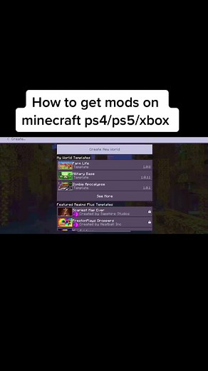 How to Get Mods for Minecraft on PS4 and PS5